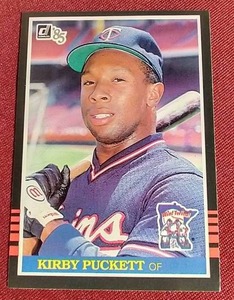 lot 170 image: 1985 Donruss Kirby Puckett Rookie Card