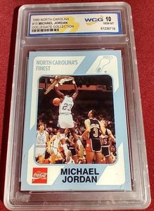 lot 171 image: 1989 Collegiate Collection Michael Jordan Card - WCG 10