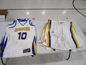 lot 368 image: (17) Under Armour Girls Basketball Uniforms