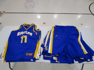 lot 369 image: (10) Under Armour Girls Basketball Uniforms