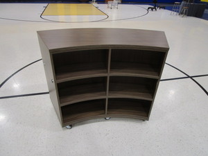 lot 423 image: Dual Sided Library Cart 30x5x42