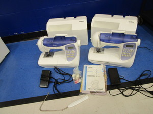lot 24 image: (2) Brother Sewing Machines