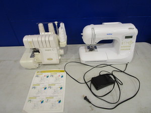 lot 27 image: Brother & Baby Loch Sewing Machines