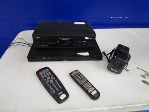 lot 43 image: DVD Player, VCR Player, Pencil Sharpener
