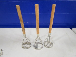 lot 58 image: (3) Potato Smashers 4.5x18