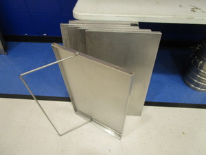 lot 72 image: (6) 17x27.5 SS Shelves