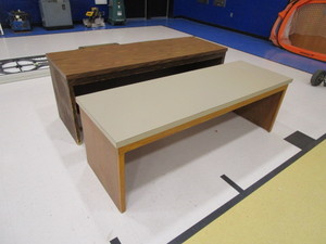 lot 105 image: (2) DeskTables