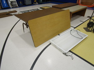 lot 106 image: Table 34x70 Table Top 2x6 Light 2x4