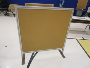 lot 107 image: Double Sided Bulletin Board 50x54