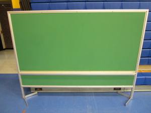 lot 111 image: Double Sided Chalk Board  8x6