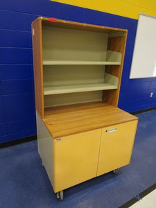 lot 133 image: Rolling CabinetShelf 27x38x65