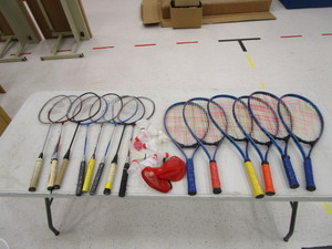 lot 180 image: Tennis Rackets & Badminton Rackets