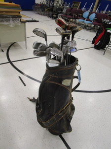 lot 205 image: Golf Bag & (16) Wedges (7) Woods