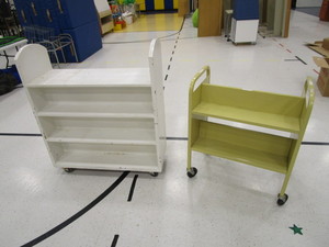 lot 270 image: (2) Library Book Carts