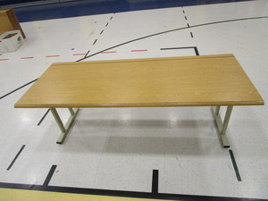 lot 277 image: Adjustable Height Computer Table 30x6