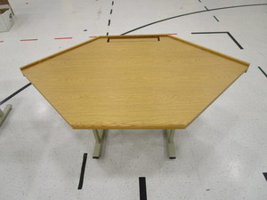 lot 286 image: Corner Computer Table 42x65