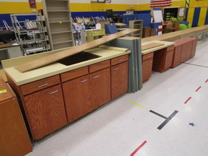 lot 292 image: Cabinets, Countertops & Misc.