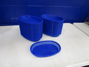 lot 62 image: (60) 6x10 Food Serving Baskets