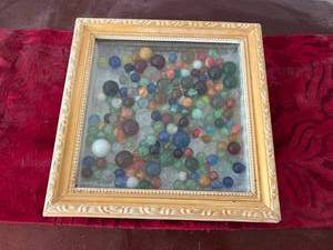 lot 14 image: Marbles in a Frame