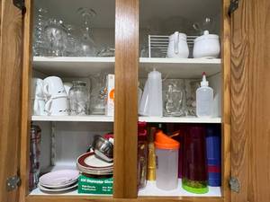 lot 113 image: Everything in Cabinet