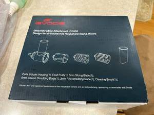 lot 131 image: Gvode SlicerShredder Attachment for KitchenAid Mixer