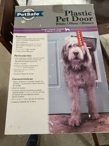 lot 195 image: Plastic Pet Door