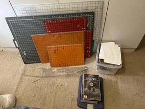 lot 274 image: Cutting Mats & Comic Book Boards