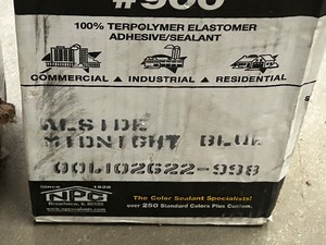 lot 25 image: (2) Cases Of Solar Seal Midnight Blue Adhesive  Sealant
