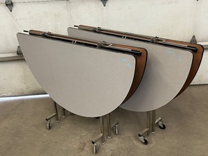 lot 15 image: Lot Of (2) 5ft Zico Cafeteria Tables