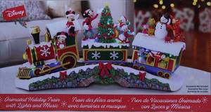 lot 1 image: Disney Animated Holiday Christmas Train with Lights & Classic Holiday Music