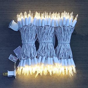 lot 35 image: Kringle Traditions 150 LED Clear Mini Lights, For Indoor And Outdoor Use - Set of Two