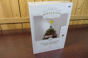 lot 58 image: Wondershop At Target LED Lit Rotating Tree Topper