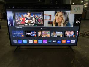 lot 804 image: VIZIO V-Series 43 Class 4K HDR Smart TV - V435-J01 (TINY CHIP ON SCREEN)