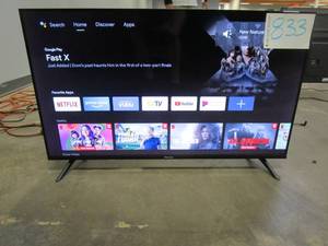 lot 833 image: Hisense A4 Series 40-Inch Class FHD Smart Android TV with DTS Virtual X, Game & Sports Modes, Chromecast Built-in, Alexa Compatibility (40A4H, 2022 New Model)
