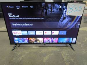 lot 835 image: Hisense - 32 Class A4 Series LED HD Smart Android TV