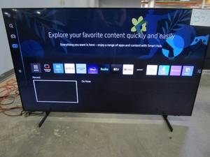 lot 841 image: Samsung - 65 Class 8000 Series LED 4K UHD Smart Tizen TV ModelUN65AU8000FXZA (SCRATCH)