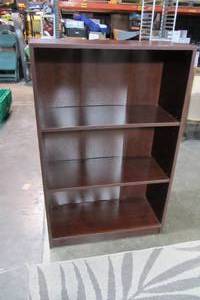Three Shelf Wooden Bookshelf