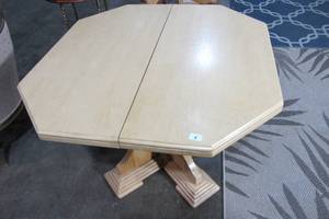 Wooden Octagon Dinner Table
