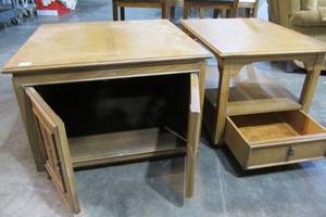 Set Of Two Wood Tables