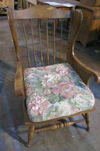 Chair With Fabric Cushion