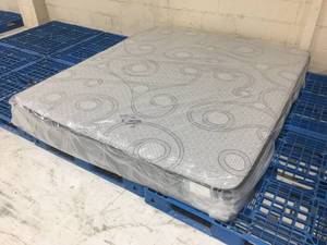 lot 12 image: Brand New Sealy Posturepedic Plus 12 Cushion Firm King Mattress
