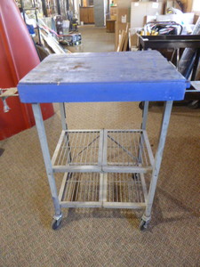 lot 42 image: Metal Shop Cart