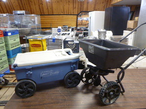 lot 69 image: Lawn Buddy and Spreader