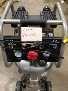Husky 20 Gal. Vertical Electric-Powered Silent Air Compressor   Customer Returns See Pictures