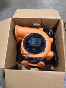 RIDGID 1625 CFM 3-Speed Portable Blower Fan Air Mover with Collapsible Handle and Rear Wheels for Water Damage Restoration Customer Returns See Pictures