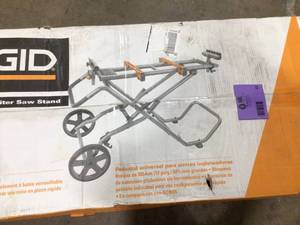 Ridgid Mobile Miter Saw Stand Customer Returns See Pictures