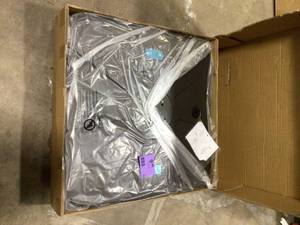 Outsunny 330 lbs. HDPE Plastic Cantilever Patio Umbrella Base in Brown Customer Returns See Pictures
