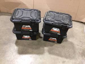Lot of Plano 16 qt. Storage Crate Customer  Returns See Pictures