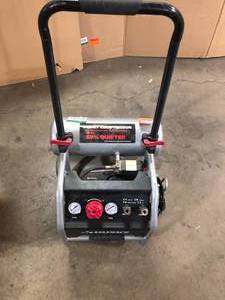 lot 23 image: Husky 4.5 Gal. Portable Electric-Powered Silent Air Compressor Customer Returns See Picutures