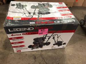 lot 24 image: Legend Force 9 in. 79 cc Gas Powered 4-Stroke Walk Behind Landscape Edger Customer Returns See Picutures